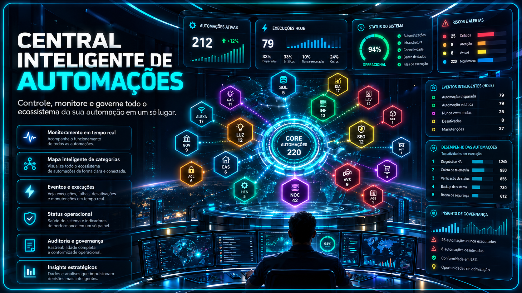 Central Inteligente de Automações